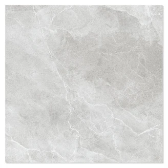 Marmor Klinker Olympos Ljusgrå Polerad 60x60 cm